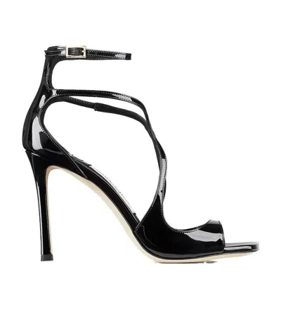 JIMMY CHOO AZIA 95 HIGH-HEELED SANDALS