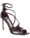 Jimmy Choo Azia 95 Patent Sandal In Red