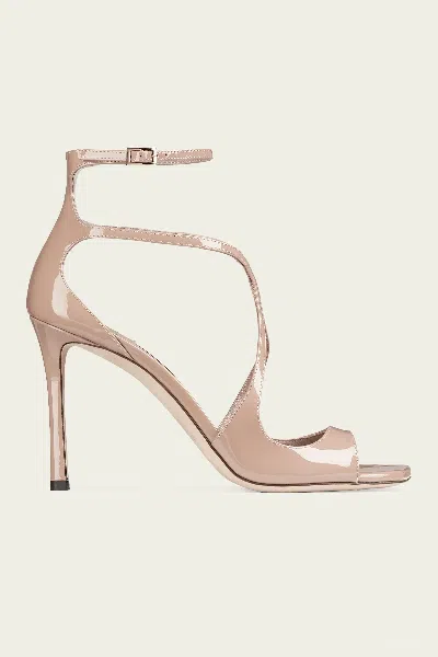 JIMMY CHOO AZIA 95 SANDAL IN BALLET PINK