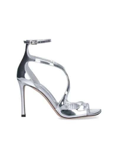 Jimmy Choo Azia 95" Sandals - Silver