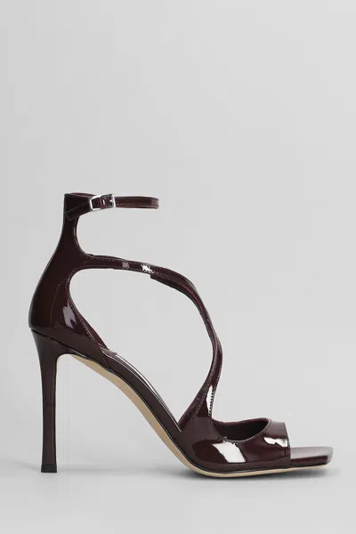 Jimmy Choo Azia 95 Sandals In Red