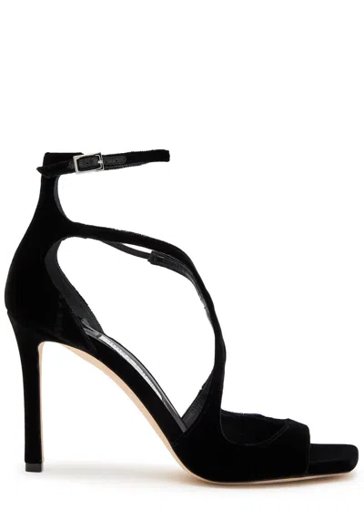 Jimmy Choo Azia Square Toe Strap Sandals In Multi