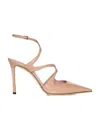 Jimmy Choo Azia 95mm Patent-finish Leather Pumps In Nude