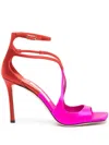 Jimmy Choo Azia 95 Sandals In Pink