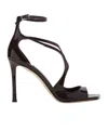 Jimmy Choo Square Toe High Heel Sandals