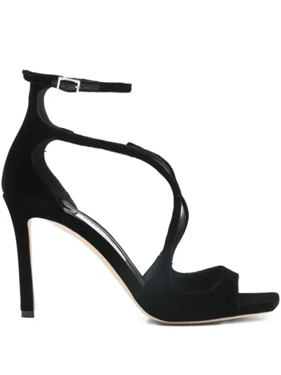 Jimmy Choo Azia Heeled Sandals In Black