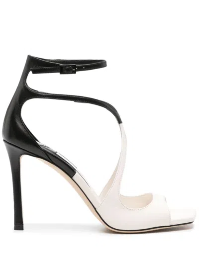 JIMMY CHOO PATCHWORK LEATHER SANDALS FOR WOMEN