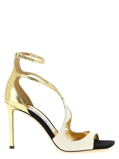 Jimmy Choo Azia Sandal Heel In Animal Print
