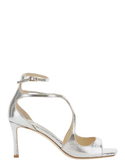 Jimmy Choo Azia Sandal In Silver