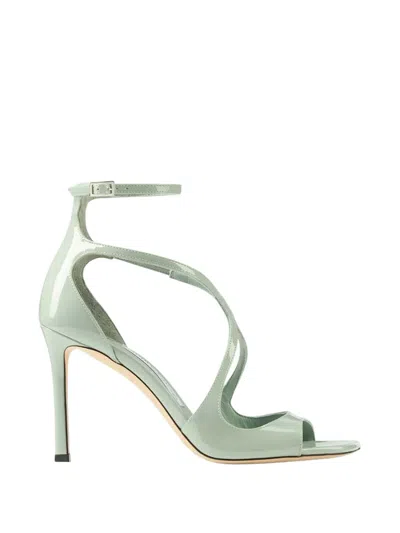 Jimmy Choo Azia Sandals In Green