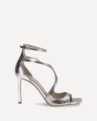 Jimmy Choo Azia Sandals In Metallic