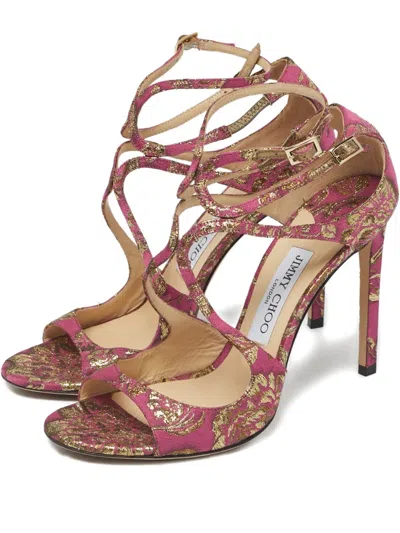 Pre-owned Jimmy Choo Azia Sandals In Pink