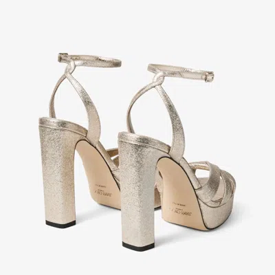 Jimmy Choo Azia95 Platform Heel In Champagne