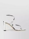 JIMMY CHOO AZIE 85 LEATHER SANDALS