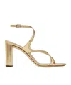 Jimmy Choo Azie 85 Square Toe High-heeled Sandals In Nude