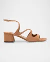Jimmy Choo Azilia 45 Suede Strappy Sandals