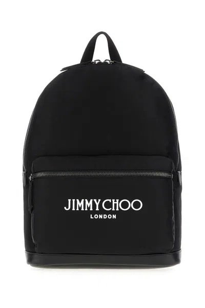 Jimmy Choo Backpacks In Black