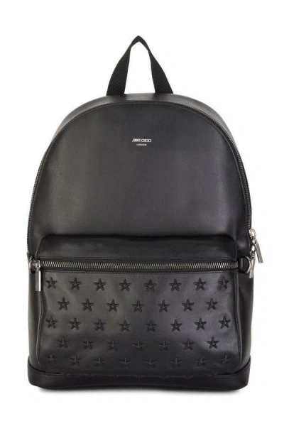 Jimmy Choo Backpacks In Black