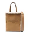Jimmy Choo Medium Lenny Tote Bag In Brown