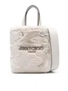 Jimmy Choo Small Lenny North-south Tote Bag In White