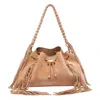 Jimmy Choo Medium Cinch Suede Bucket Bag