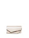 Jimmy Choo Emmie Clutch In Gold Polyester In Neutral