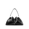 Jimmy Choo E/w Bon Bon Soft Shiny Leather Bag In Black