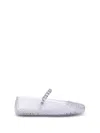 Jimmy Choo Transparent Rubber The Jelly Ballerinas In Blue