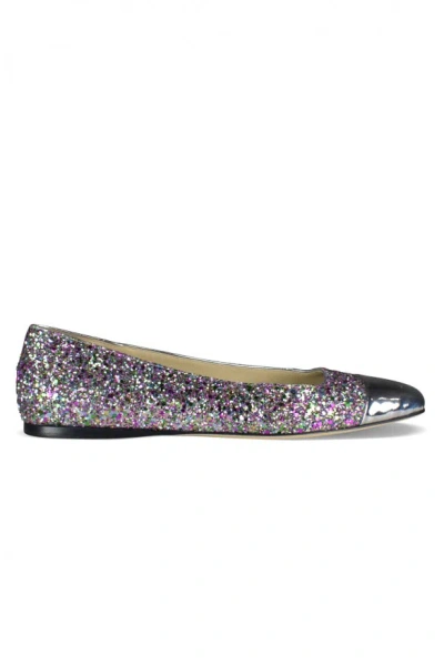 Jimmy Choo Watson Sequin-embellished Ballet Flats In Multi