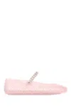 Jimmy Choo Jelly Embellished Pu Mary Jane Flats