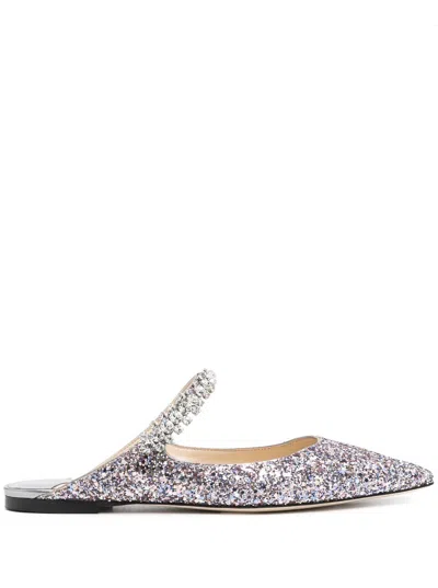 Jimmy Choo Ballerine Con Paillettes Bing In Metallic