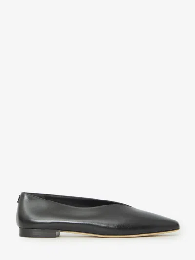 Jimmy Choo Margot Ballet Flats In Black Leather