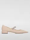 Jimmy Choo Bing Pump Flat In Beige