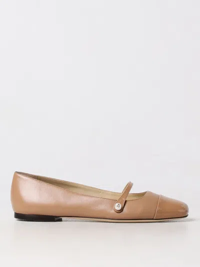 Jimmy Choo Ballet Flats  Woman Color Biscuit In Biscuit