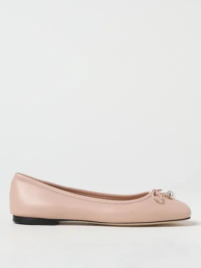 JIMMY CHOO BALLET FLATS JIMMY CHOO WOMAN COLOR PINK,G49886010