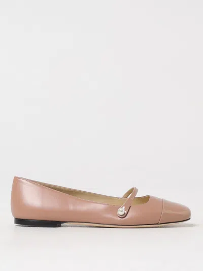JIMMY CHOO BALLET FLATS JIMMY CHOO WOMAN COLOR PINK,G54716010