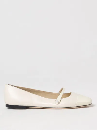 Jimmy Choo Ballet Flats  Woman Color White In White