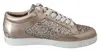 Jimmy Choo Miami Glitter-paneled Metallic Leather Sneakers In Multi