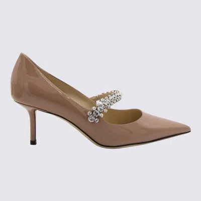 Jimmy Choo Pointed Toe Slip On Pumps In Pink