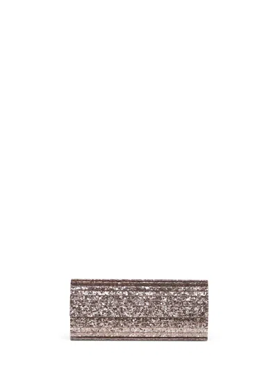Jimmy Choo Ballet Pink Sweetie Clutch With Shoulder Strap