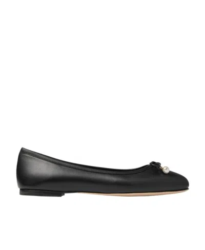 JIMMY CHOO BALLET SHOES WITH ROUND HEAD AND FLAT SOLES
