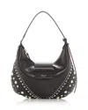 Jimmy Choo Bar Hobo Embellished Leather Shoulder Bag In Multi