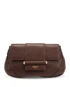 Jimmy Choo Bar Mini Leather Shoulder Bag In Brown