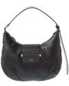 Jimmy Choo Bar Small Leather Hobo Bag In Black