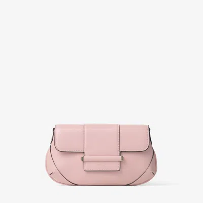Jimmy Choo Bar Wallet With Chain In Pink