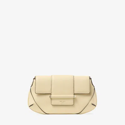 Jimmy Choo Bar Wallet With Chain Buttermilk Biker Leather Shoulder Bag Buttermilk/shiny Gold One Siz