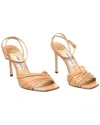 Jimmy Choo Basil 95 Leather Sandal (authentic Pre-loved)
