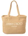 Jimmy Choo Beach East-west Raffia Tote