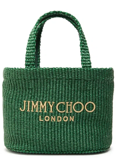 Jimmy Choo Beach Mini Raffia Tote