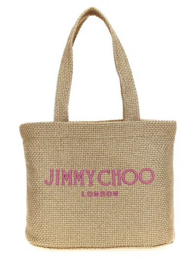 JIMMY CHOO JIMMY CHOO 'BEACH TOTE EAST-WEST' SHOPPING BAG